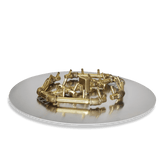 Octagonal Brass Burner/Circular Plate - CFBO180